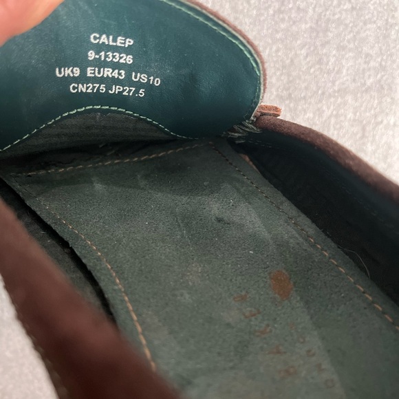[US10]Ted Baker CALEP Brown Suede leather mens moccasins Loafers Slip On - Picture 6 of 7